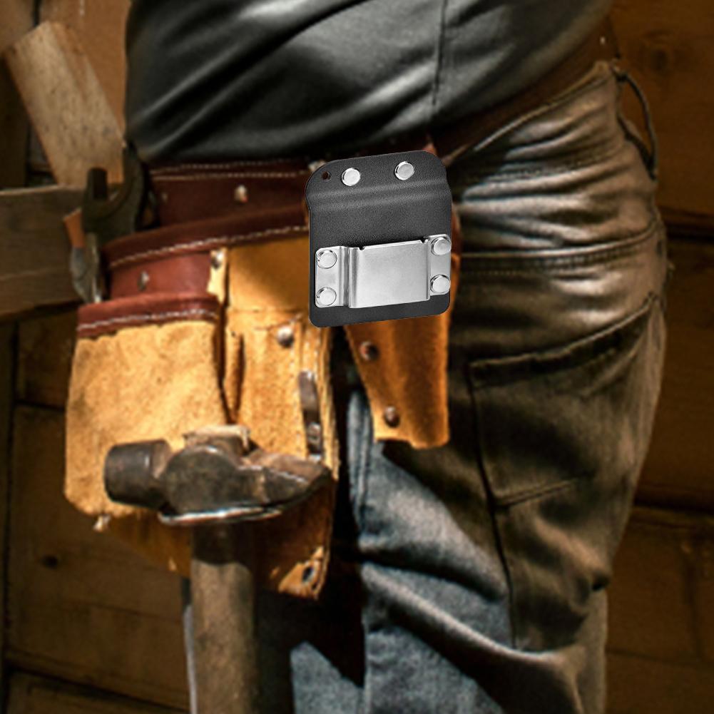 Clip On Tool Belt Drill Holder Holster Tool Belt Clip Tape Measure Holder Tool Belt Clip Holder for Impact Drill
