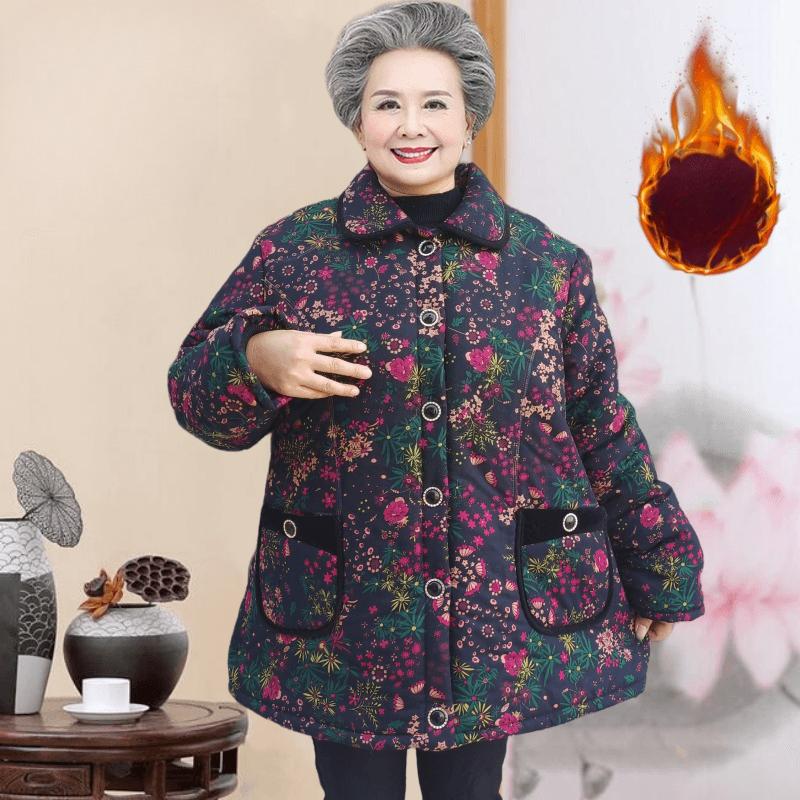 Plus Samt Baumwollgepolsterte Jacke Damen Plus Fett Plus Größe Jacke Winter Leichte Baumwollgepolsterte Jacke
