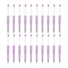 YOKIVE 20-Piece Beadable Pens, Plastic Pens with Beads for DIY Crafts, Decorations, Gifts for Women and Men (Purple) - Multi-Use, Elegant Design,