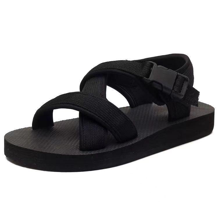 Men's Trendy Summer Outdoor Non-Slip Sandals: Unisex, Flat-Bottom Beach Shoes