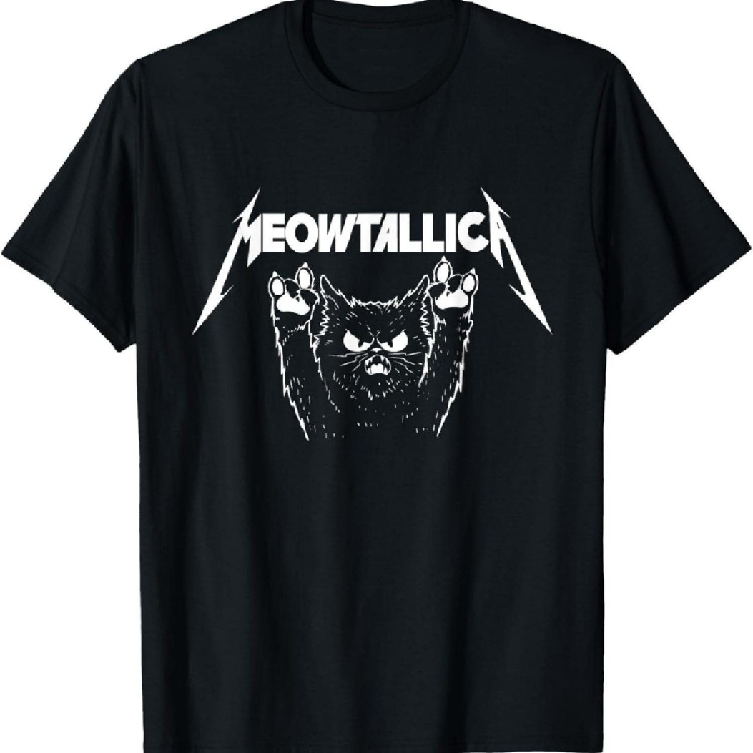 

Meowtallica - Cat Lover Kitten Kitty Veterinarian T-Shirt XXXXXL чорний