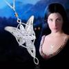 Film The Lord Arwen Evenstar Halsband Elf Princess Arwen Twilight Star Kristallhänge Halsband för kvinnor Choker Smycken Present