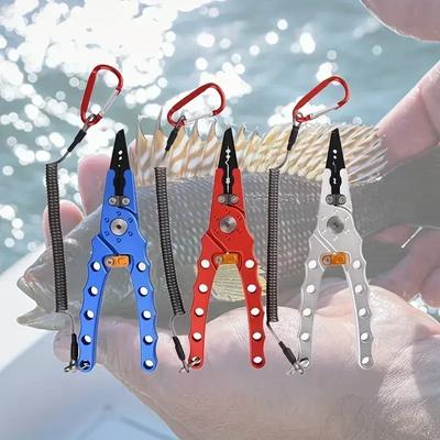 Bait Fishing Tongs, Fishing Tongs, Lip Clamps, Sheathed Line Knife Hook Removers, Bait Changing Tongs, Outdoor Fishing Tools