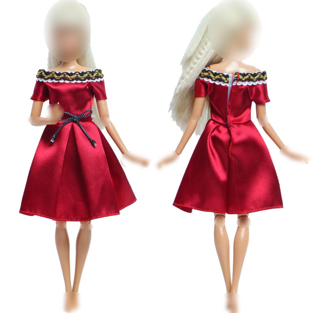 Ținută Păpușă 1/6 Modă Doamnă Rochie de Petrecere Bal Cămăși Haine pentru Păpușă 30cm 11.5 inch Set Cadou Jucărie Fată