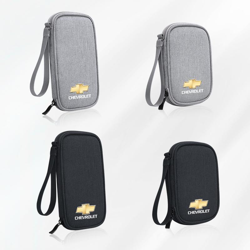 Portable Car Travel Storage Bag Keys Earphone Card Pouch For Chevrolet Cruze Captiva Lacetti Trax Spark Epica Matiz Onix SS Z71