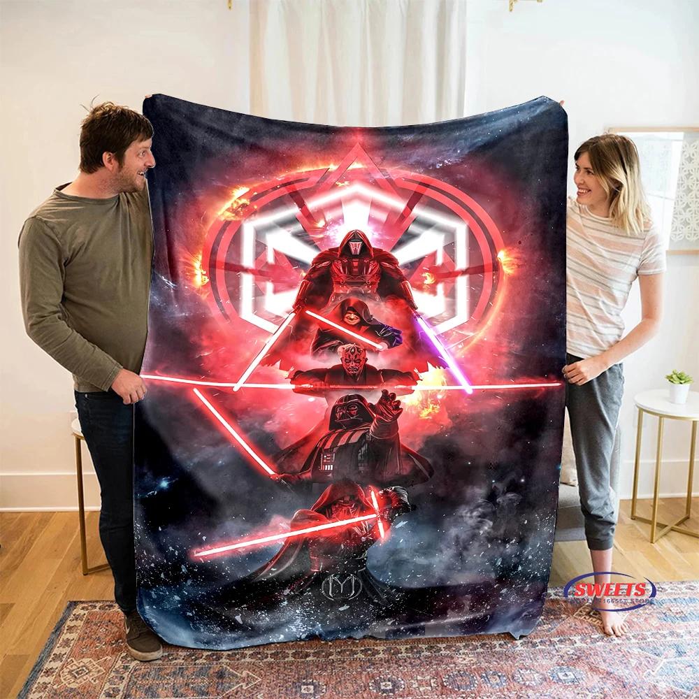 6 Size D Darth V Vaderr Blanket, Fine Workmanship, Soft and Comfortable Washable, Home Office Nap Blanket for Four Seasons Gift