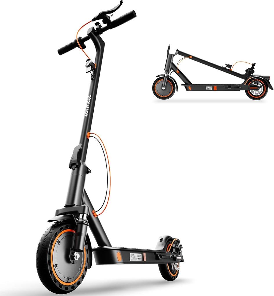 TODIMART T3 E Scooter with Road Approval, 30 Km Range, 350W Motor, 8.5 Inch Honeycomb Tires, Dual Braking System E Scooter for Adults, Smart APP