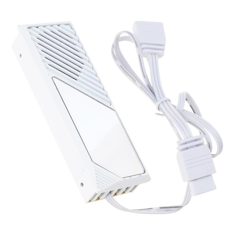 

ARGB M.2 Heatsink SSDs Heat Sink with Thermals Pad, Aluminum 2280 M.2 5V 3Pin Addressables ARGB Sync NVME Heatsink for M.2