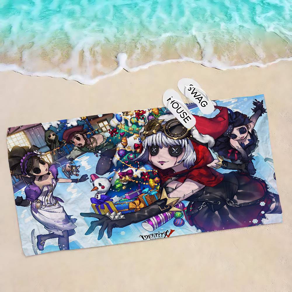 Horror Game I-Identity V Microfiber Blanket Quick Drying Beach Towels Oversized Printing Super Absorbent Pool Towel Blanket W40*H60(CM)