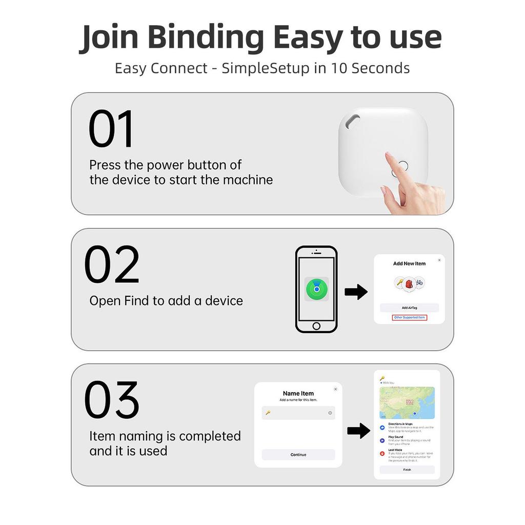 Cross-Border Bluetooth AirTag Alternative: Anti-Loss Tracker for Pets, Kids, and Elderly