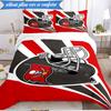 Tampa Bay Buccaneers Helmet 3pcs Bedding,Including 1pc Duvet Cover And 2pcs Pillowcases Perfect for Christmas,Ideal for Bedroom, Dormitory