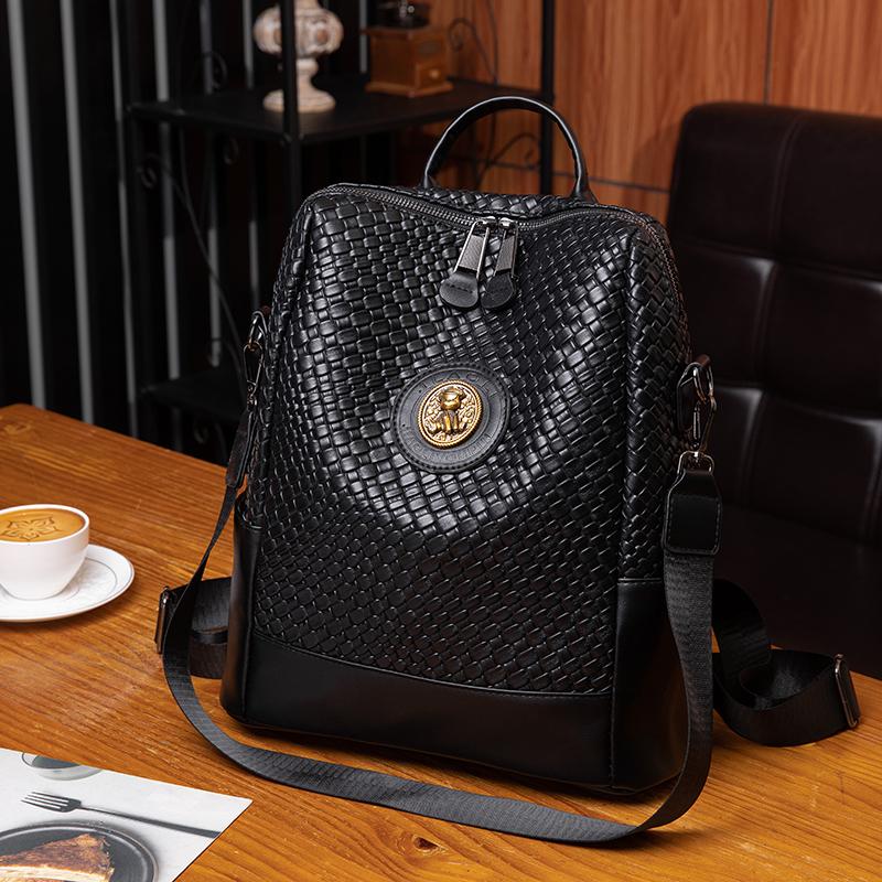 Weicher Lederrucksack Damen Tasche Tasche Damen Große Kapazität Reise Rucksack KTB