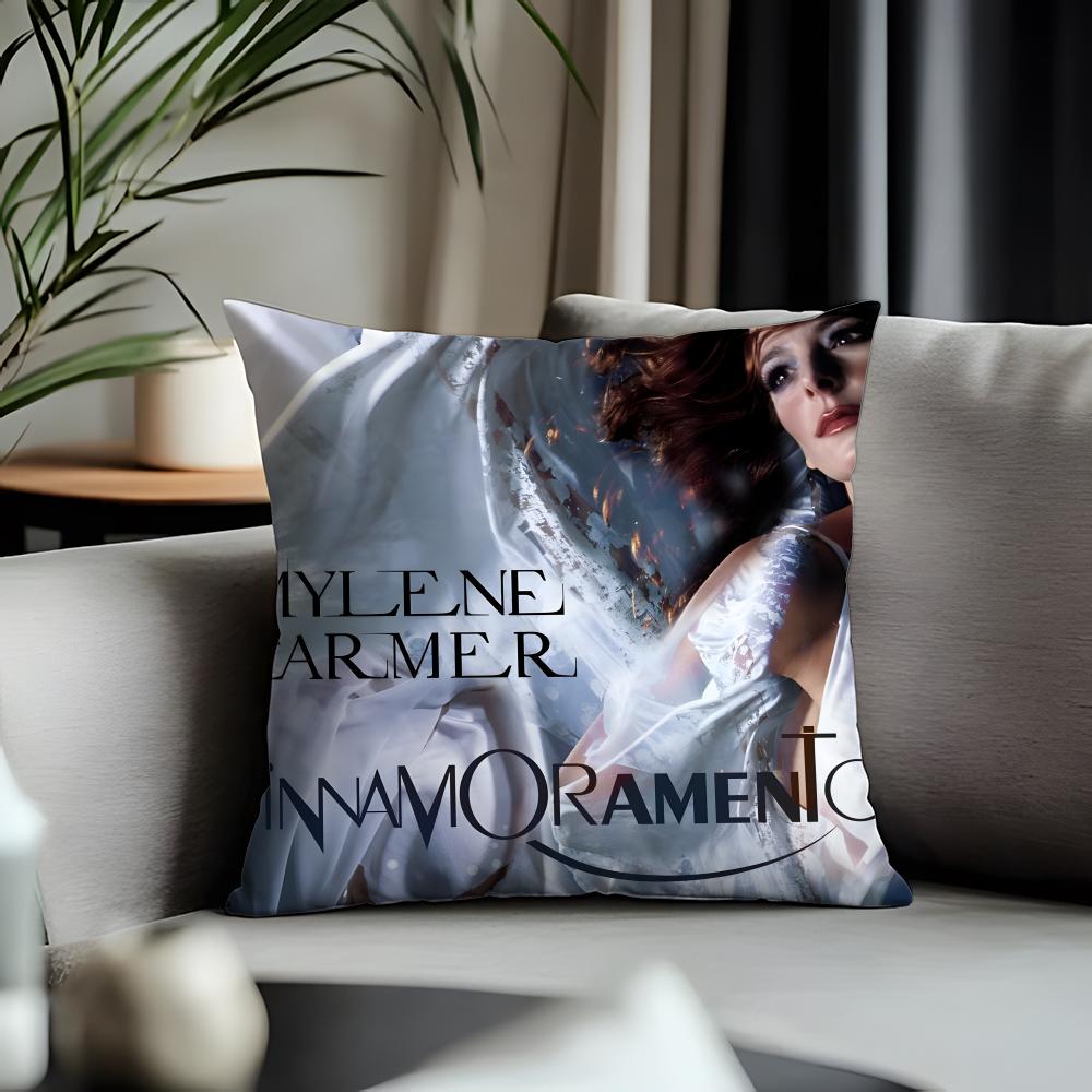 Fashion MMmylene Farmeread Cushion Cover Antidustmite Pillowcase Invisible Zipper Silky Short Plush Sofa Cushion Cover