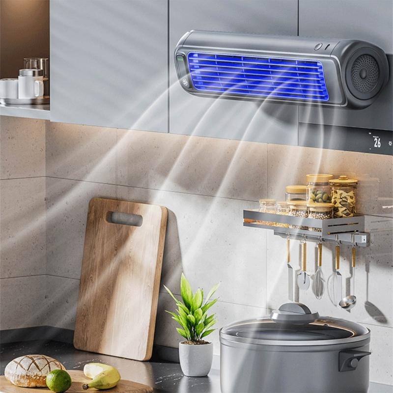 Rechargeable Quiet Desk Fan with Adjustable Airflows Quiet Cooling Fan ABS Texture Perfect for Office or Bedroom Use