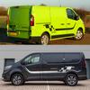 4PCS Car Stickers For Renault Trafic Vauxhall Opel Vivaro Fiat Talento Nissan NV300 Camper Van Vinyl Decals Tuning Accessories