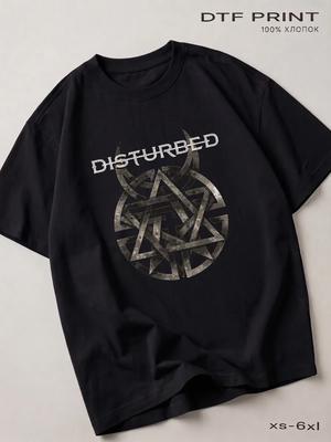 Black T-shirt Disturbed (Disturbed), Metal Back In