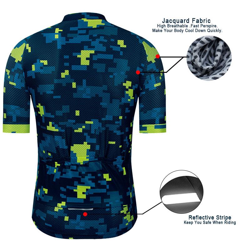 Men's Short Sleeves Cycling Jersey Set Quick Dry Road Bike Bicycle Jersey MTB Cycling Bib Shorts Suit 2026 Summer Breathable Cycling Suit Set