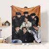 Boys Band Flannel Blanket Throw Blanket Soft Warm Sofa Bed Camping Home Decor Unique Christmas Gift C9211999