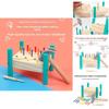 Wooden Hammering Bench For Toddlers With Colorful Design For Handeye Coordination Learning
