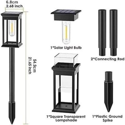 NuFeng Outdoor Solar Garden Lawn Lights (4-Pack)