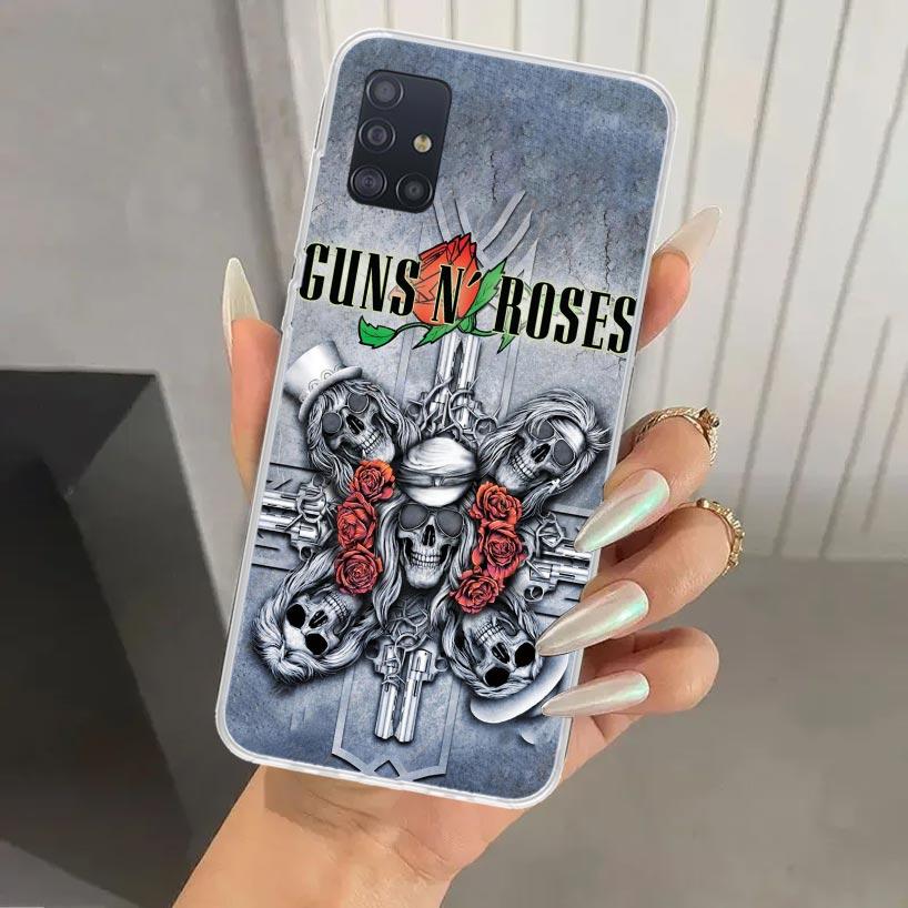 Guns N Roses Good Time Phone Case for Samsung Galaxy A52 A32 A22 A12 A02S A50S A30S A10S Note 20 Ultra 10 Plus S10 A31 A20 A71 A