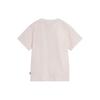Puma Navy Pack Striped Design Vintage Casual Round Neck Short Sleeve T-Shirt Women Tops Peach-Pink 627732-55