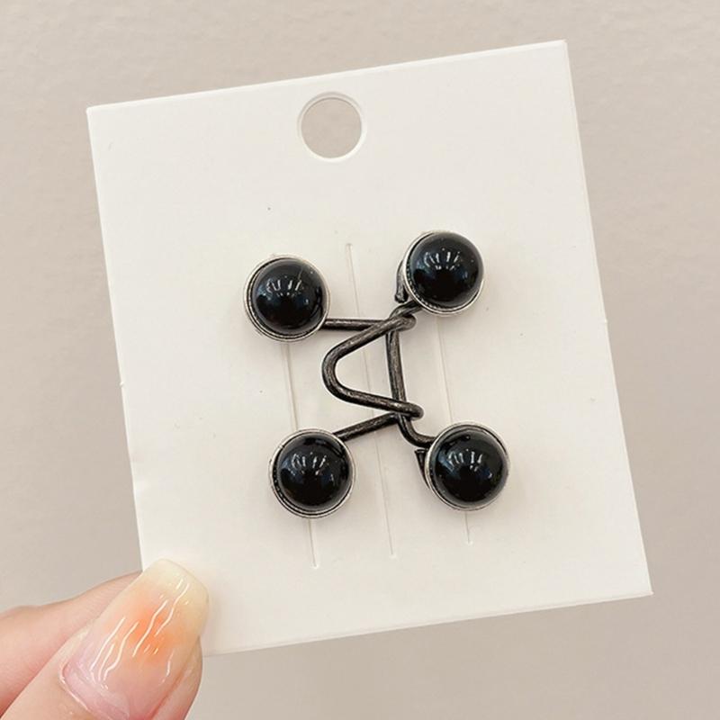 Waist Tighten Brooch Pin for Pants with Anti-Exposed Buckle Brooch Clip Jeans Waist Pin Clothing Accessories for Female