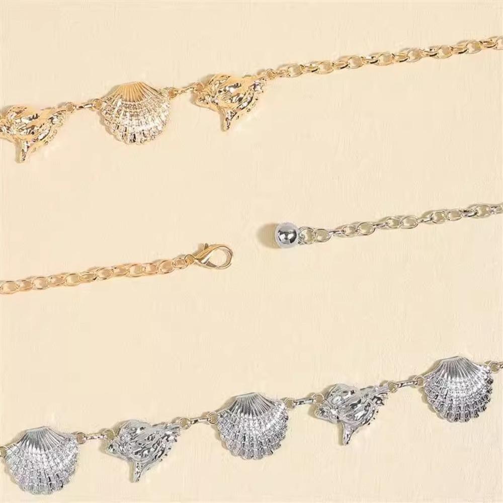 Belly Chain Dress Belt Chains Metal Shell Body Chain Fashion Bohemian Waist Chains  Women