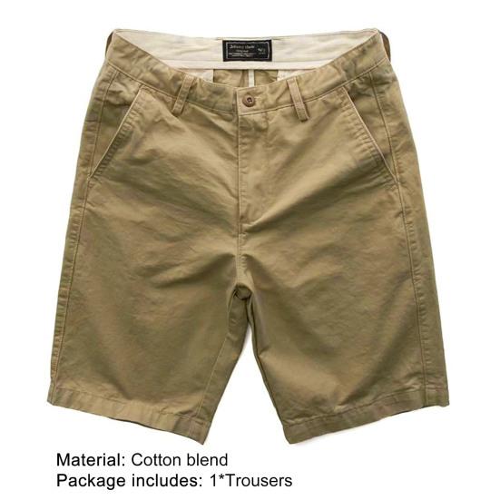 Cargo Shorts Solid Color Zip Closure Men Mid Rise Pockets Shorts for Daily Wear
