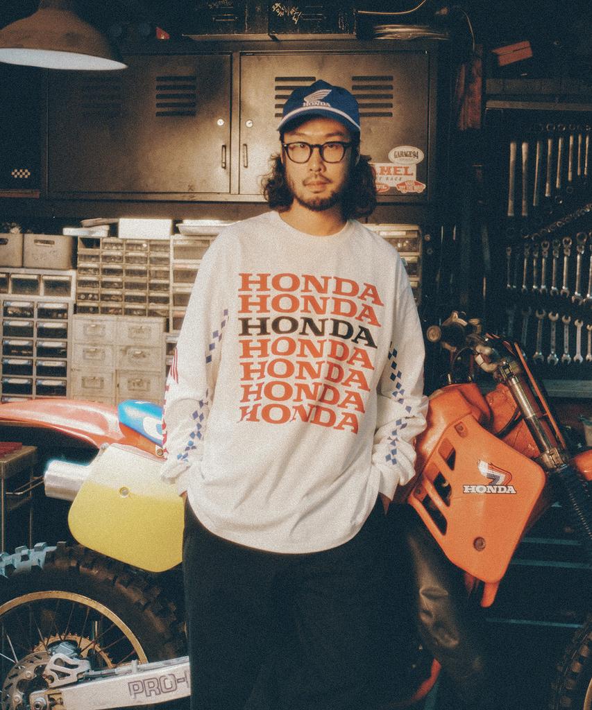 PHYPS MOTORCYCLE Honda Vtg Trucker Cap_Blue