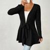 Women's Lightweight Cardigan Sweaters Open Front Long Sleeve Casual Loose Thin Cardigans With Pockets