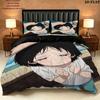 Takopi'S Original Sin Pattern Bedding Quilt Set Quilt Cover Pillowcase Home Birthday Gift(1 * duvet cover + 2 * pillowcase, without core)