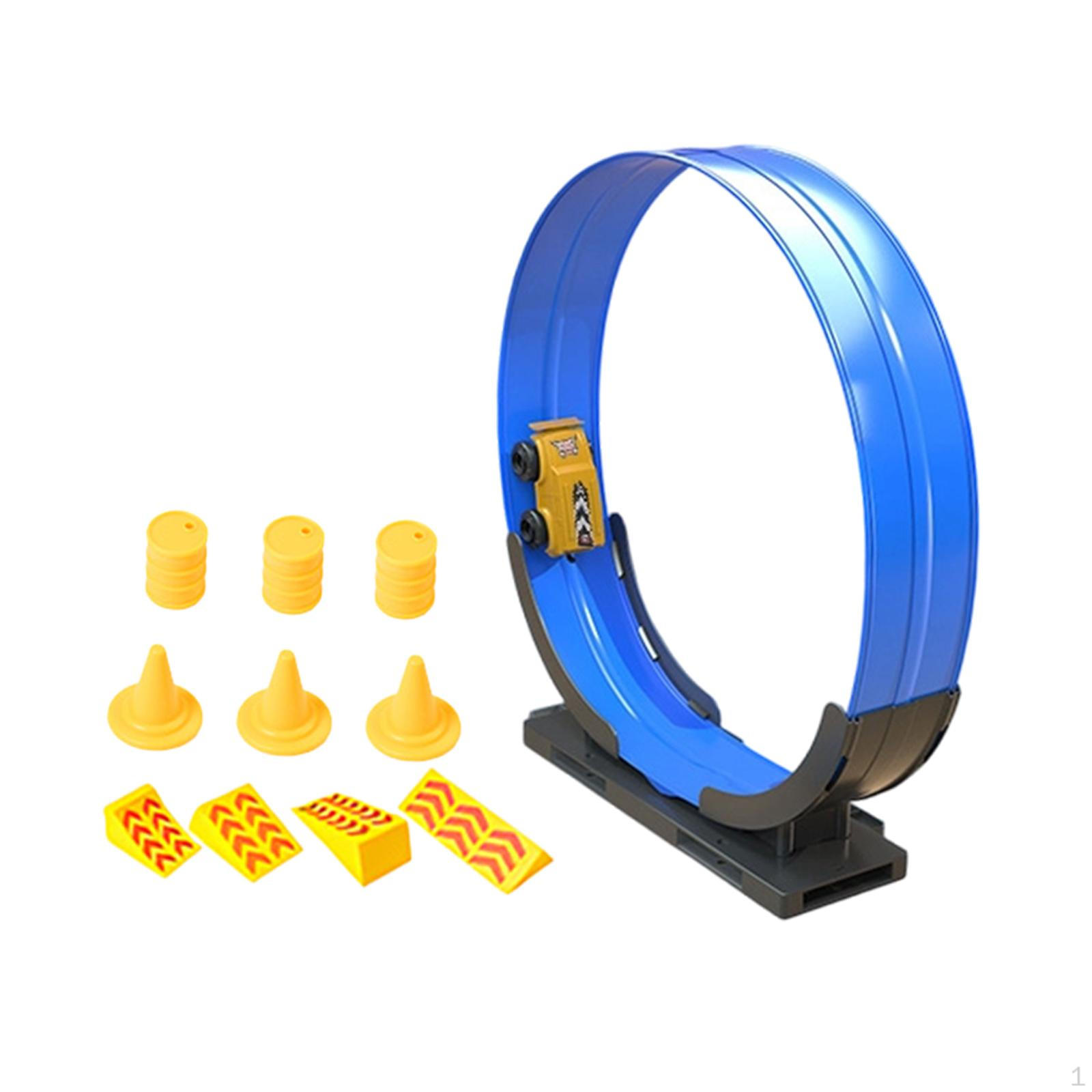 

Magnetic Track with Car Toy DIY Assembly Kit Birthday Present Boys Kids Gift 85cm 85cm Track