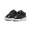 Air Jordan 11 Retro Low TD 72-10 Baby Sneakers Black White Sail 505836-001