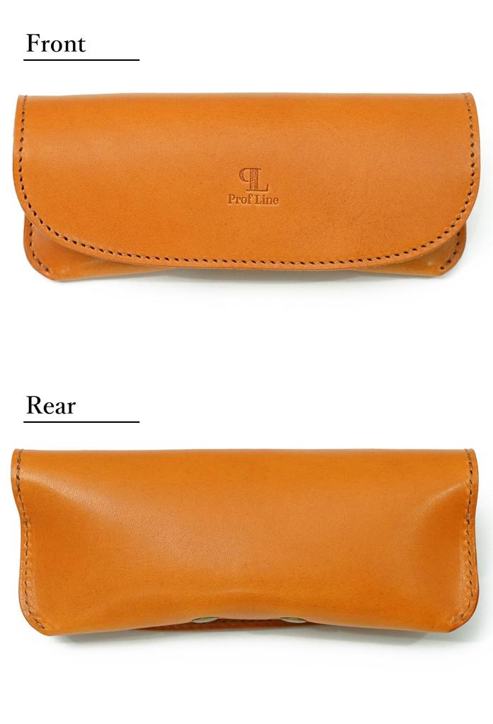 [Prof Line] Yamabuki (Japanese Yellow) Tochigi Leather Made In Japan Glasses Case Soft Large Eyeglasses Case Sunglasses Case Glasses Case Men's Women'
