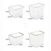 For Laundry Baskets Iron Dirty Clothes Basket with Wheels Change Clothes Basket Household Bathroom Double Layer Storage Shelf