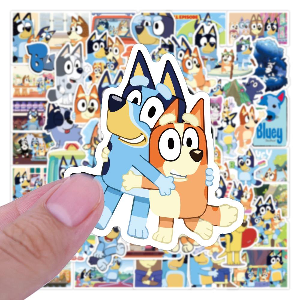

50PCS Cartoon Bluey Family Animation Sticker DIY Phone Laptop Luggage Skateboard Graffiti Decals Fun for Kid 50pcs