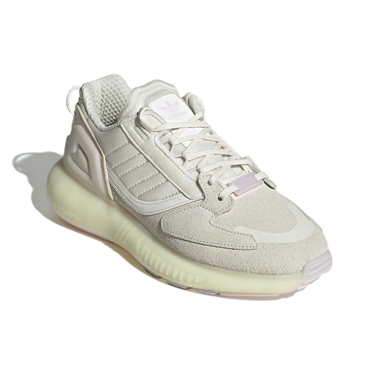 Adidas Originals ZX 5000 Sports Shock Absorption Durable Low-Top Running Shoes Women Sneakers Gray White GX9537