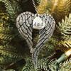 Christmas Tree Heart Angel Wings Ornament Hanging Decoration Memorial Gift Xmas Present