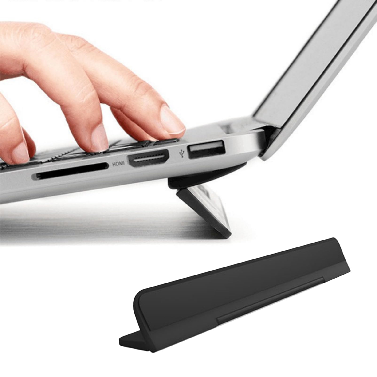 

COZENTA Laptop Thin Stand, Portable, Foldable, чёрный