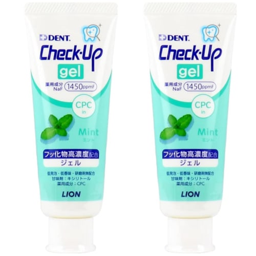 

[Эксклюзив .co.jp] [Покупка оптом 2 шт.] Check-Up Гель Мята 1450F 75г x 2