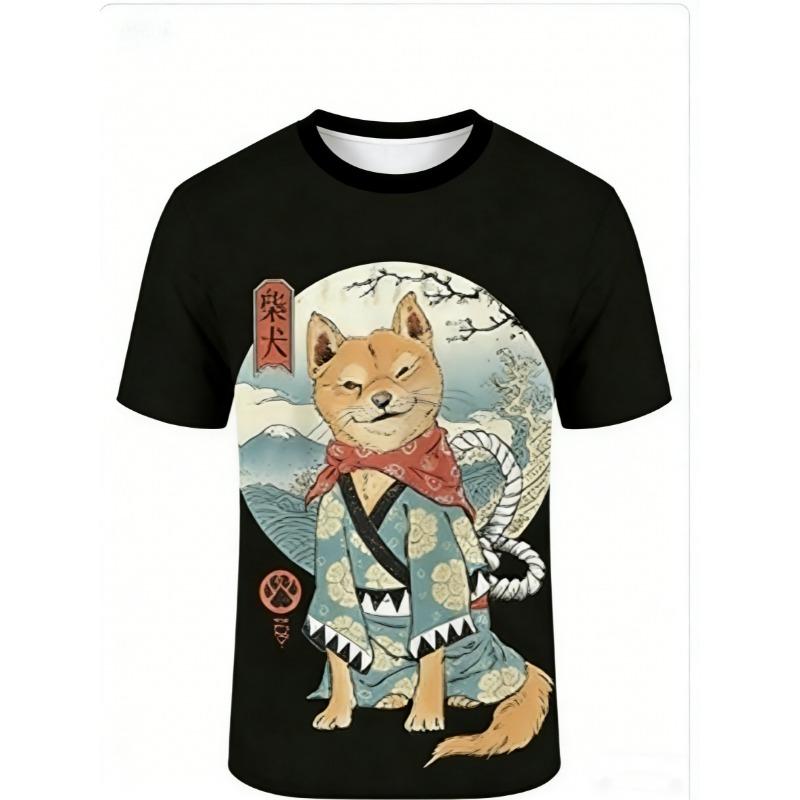 Short sleeved T-shirt top men s clothing 2XS