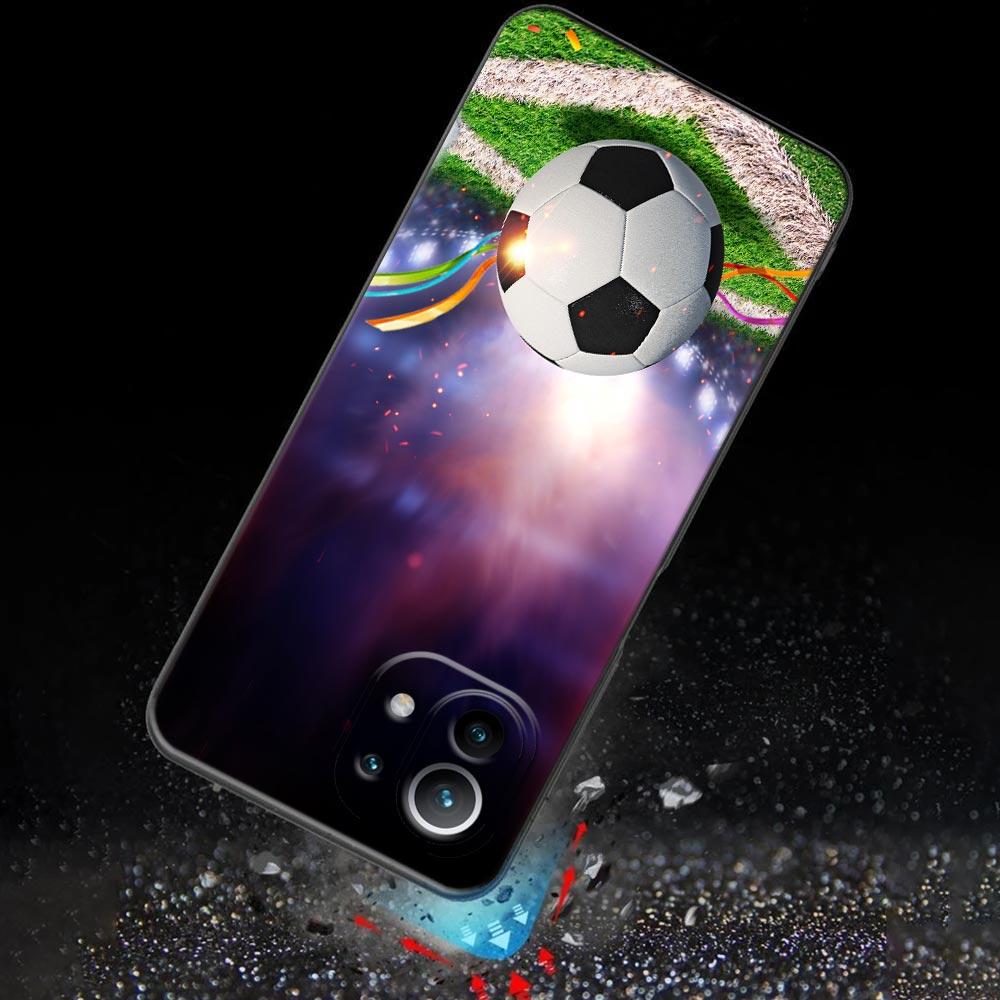Football Field Soccer Ball For Xiaomi 15 Ultra 11T 12T 13T 14T Pro Phone Case Mi POCO X7 M7 F7 Pro F5 F6 M6 X3 X5 X6 Back Cover