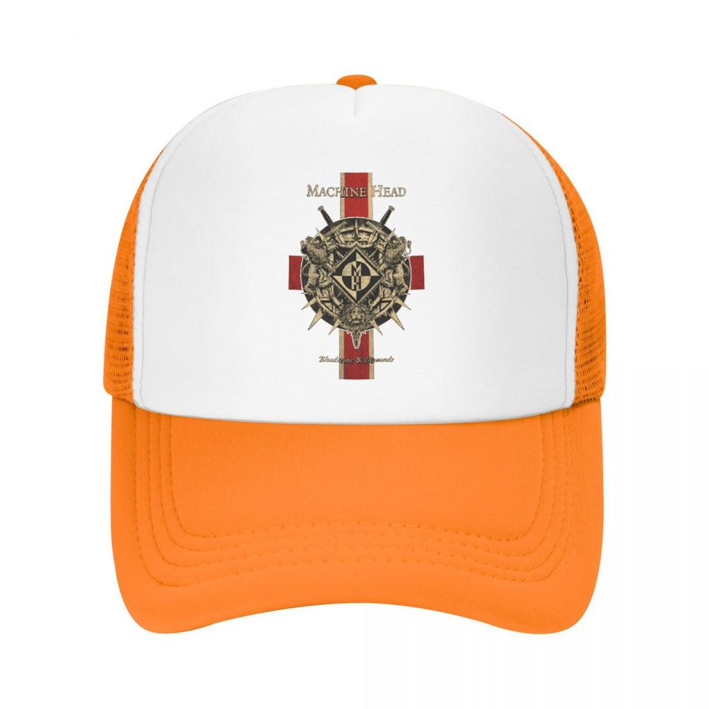Machine Head Trending Baseball Caps Mesh Hats Sun Caps Peaked Adult Caps