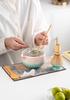 Song Dynasty Matcha Bowl and Whisk Set - Japanese Tea Ceremony Accessory.