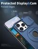 Luxury Magnetic Slide Camera Protection Case For iPhone 16 15 14 13 12 11 Pro Max Plus X XS XR 8 7 For Magsafe Ring Stand Cover