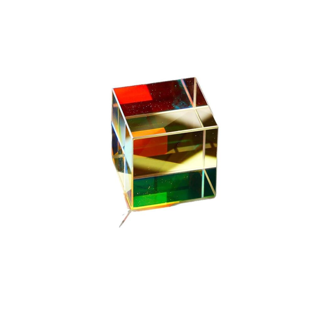 Sun Catcher Prism Cube: Colorful Crystal Glass Ornament - Ideal Qixi Gift for Girlfriend