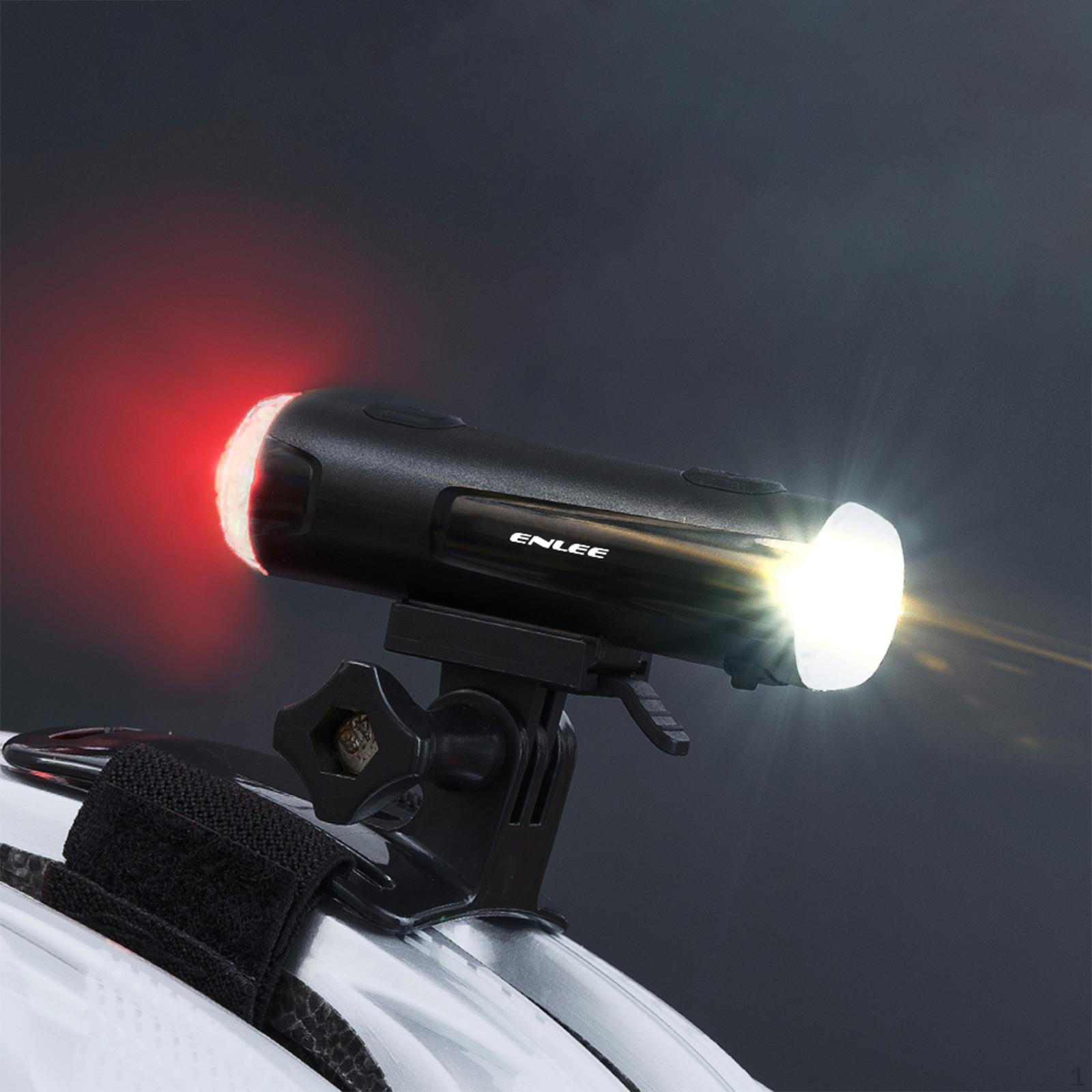 

Bike Helmet Cycling Waterproof Rechargeable LED Lamp Flashlight
