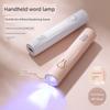 Miss Honey Hand-Held Manicure in-Line Lamps Power Storage Small Portable Quick-Drying UV Lamp Nail Tip Heating Lamp for Nail Beauty Salon