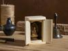 Zeku Buddhist statue in a shrine with Koyasan Kongo for those born in the year of the talisman of the zodiac Bodhisattva, (finished gold-plated